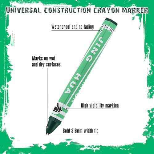 MotiMind 60 Pcs Industrial Lumber Crayons Bulk Wax Tire Marker Construction - Image 3