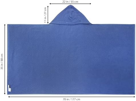 COTTON CRAFT Hooded Bath Towel for Adults – 2 Pack 100% Cotton Bath Sheet - Image 3