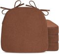 Sunsleek Chair Cushions for Dining Chairs D-Shaped Seat Cushions Chair Pads by Sunsleek