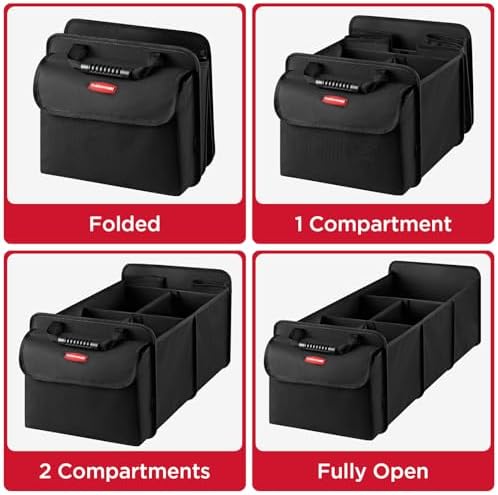 Rubbermaid Car Organizer, Collapsible Trunk Organizer - Image 7