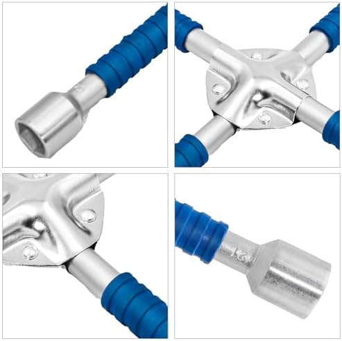 ETERNA Professional 14" Four Way Lug Wrench, Car Wheel Lug Nut Cross Wrench - Image 4