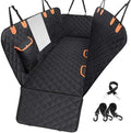 Dog Car Seat Cover for Back Seat 600D Scratchproof Nonslip Durable Waterproof by EasyHaWei
