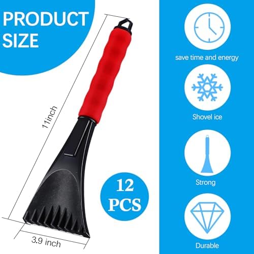 Frienda 4 Pack Ice Scraper for Car Windshield - Image 2