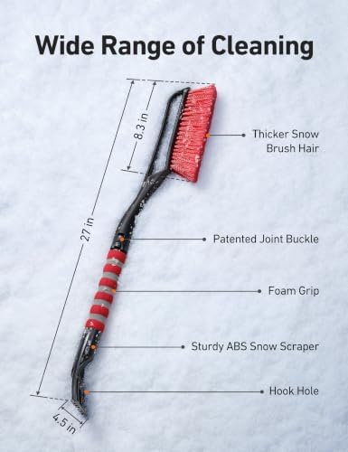 AstroAI 27" Snow Brush & Ice Scraper - Image 4