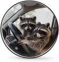 Raccoon Spare Tire Cover 15in Spare Wheel Covers Tire Storage Cover by YoYoYuchong