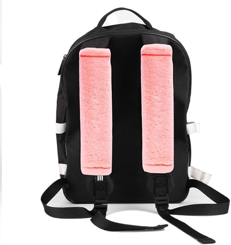 Amooca 2-Pack Soft Furry Universal Seatbelt Cover Car Shoulder Pad - Image 3