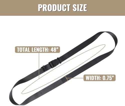 0.75”x48” Utility Straps with Buckle Quick Release Buckle Straps with Clips - Image 4