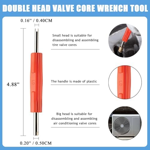 6Pcs Valve Core Wrench Tools, Single & Dual Head Wrench Tools - Image 5
