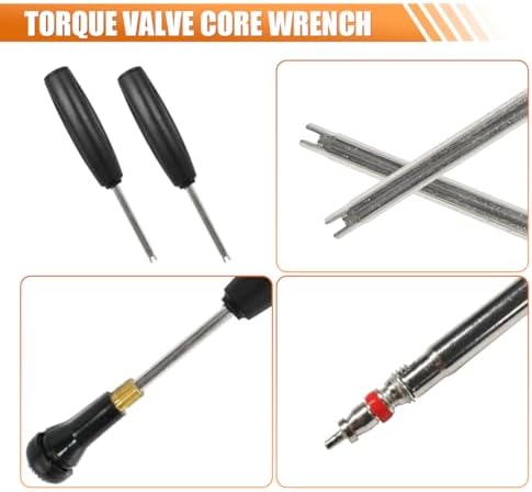 4PCS Tire Valve Core Torque Tool, Single Head Valve Core Removal Tool, Schrader - Image 3