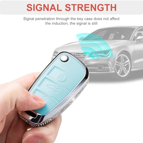 for Audi Key Fob Cover with Keychain - Image 6