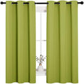 NICETOWN Thermal Insulated Curtains, 1 Pair, 42 x 63-in, Fresh Green by NICETOWN
