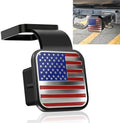 Universal Flag Tow Hitch Covers, Receiver Tube Hitch Plug, American Flag Rubber by Unknown