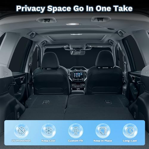 KUST Car Window Shades for Subaru Forester 2025-2026 Windshield Sun Shade Side - Image 5