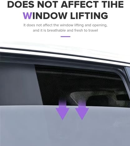 Car Shades for Side Windows, Car Accessories Magnetic Automotive Side Window - Image 4