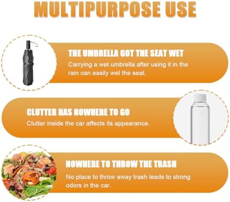 Car Umbrella Storage Bucket, Waterproof & Leakproof Auto Front Back Seat Door - Image 4