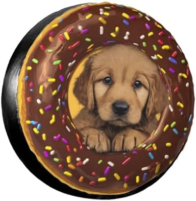 Donut Dog Spare Tire Cover Wheel Protectors Weatherproof Sun Protection Covers by Gayruaicjz