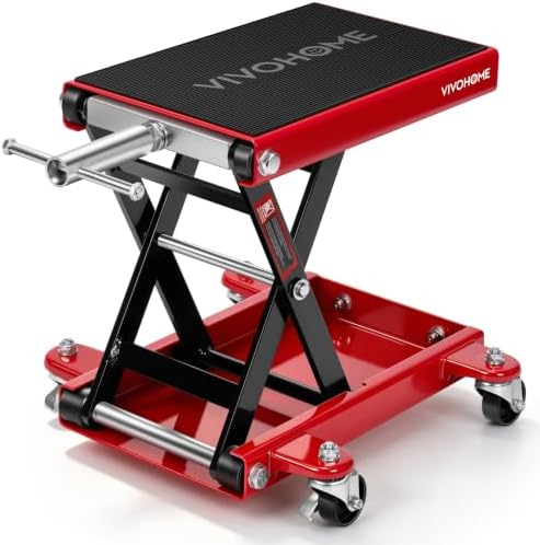 VIVOHOME Motorcycle Lift 1100 Lbs Scissor Lift Jack by VIVOHOME