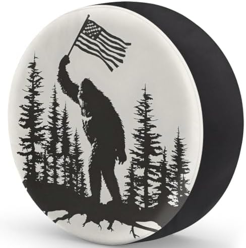 Bigfoot Spare Tire Cover 17in Spare Wheel Covers Tire Storage Cover - Image 2