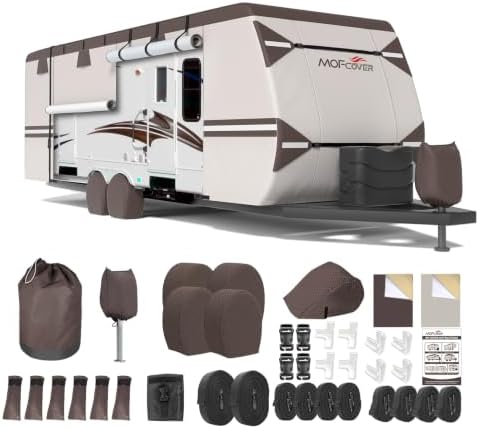 Travel Trailer Cover 27-30 ft 9 Layers Camper Cover by Unknown