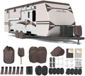 Travel Trailer Cover 27-30 ft 9 Layers Camper Cover by Unknown