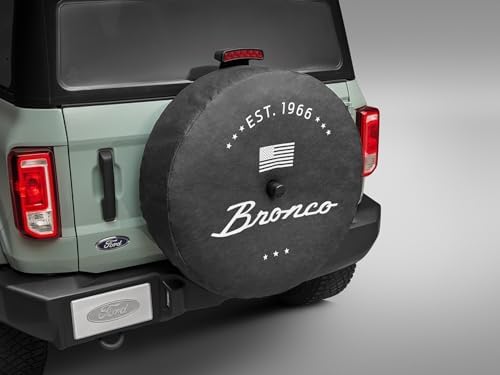 2021-2024 Ford Bronco OEM Abstract Bronco Logo EST 1966 35" Spare Wheel Tire - Image 2