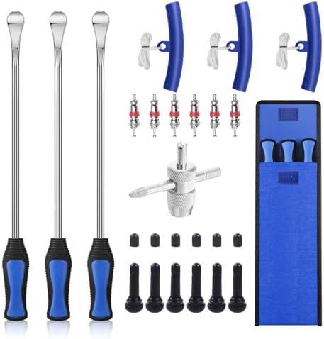 HTOMT 14.5" Tire Spoon Kit, Motorcycle Tire Changer Tire Removal Tool by HTOMT