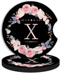 2pcs Letter X Car Coasters, Absorbent Universal neoprener Cup Holder Coasters by Unknown