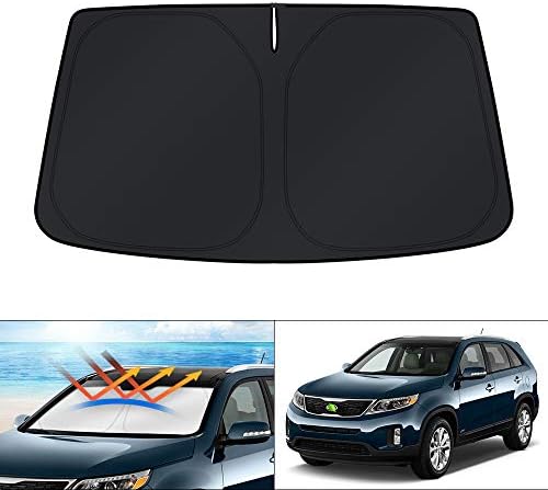 KUST Windshield Sun Shade for 2011-2015 Kia Sorento Accessories, Custom Fit Car by KUST