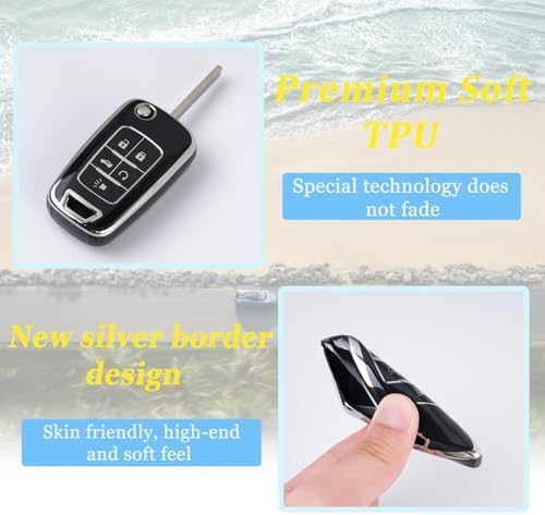 WJS Key Fob Cover, Car Key Case Shell Protector Compatible - Image 5