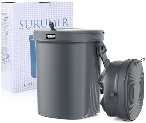 2 Gallon Silicon Car Trash Can by Unknown