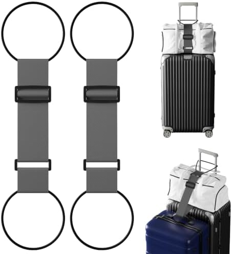 2 Pack Luggage Connector Straps–Add A Bag Hands-Free Suitcase Connector by Unknown