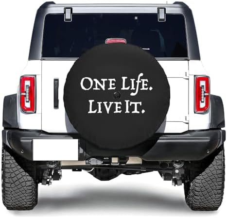 Spare Tire Wheel Cover with Backup Camera Hole by FSYHKJ