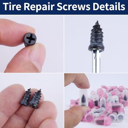 Tire Repair Screws 110 Pcs, Screw-In Tire Plugs Screw Type - Image 3