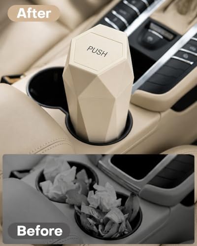 HOTOR Car Trash Can with Lid, 1 Pack - Image 3