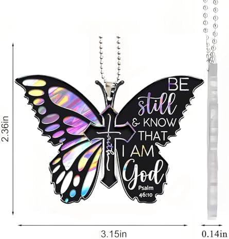 Butterfly Car Hanging Ornament, Hanging Charm Home Decoration Keepsake - Image 5
