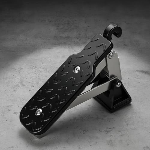 Gralara Car Door Latch Step Pedal Foldable Car Doorstep - Image 2