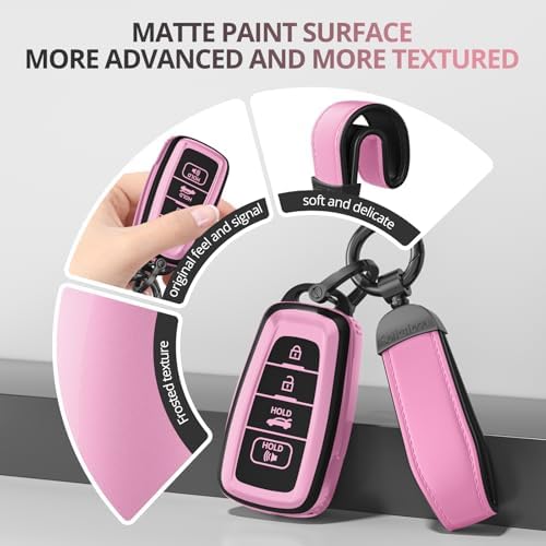 For Toyota Key Fob Cover Accessories- Matte TPU Key Fob Cover - Image 4