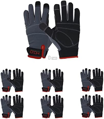 HANDLANDY Work Gloves for Men & Women, Utility Mechanic Working Gloves Touch by HANDLANDY