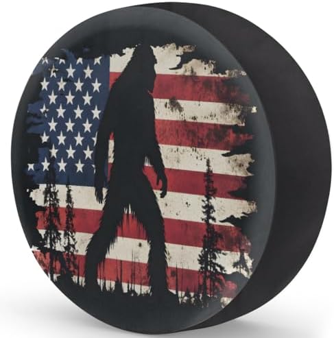 Bigfoot Spare Tire Cover 17in Spare Wheel Covers Tire Storage Cover - Image 2