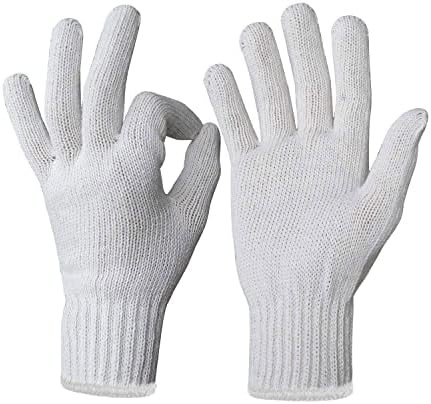 Evridwear Cotton Polyester String Knit Shell Safety Protection Work Gloves - Image 3