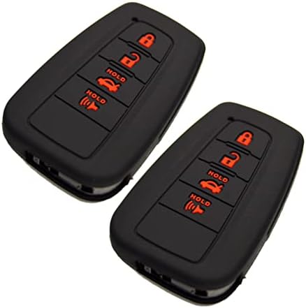 Silicone Remote Key Fob Cover for Toyota Camry 2018-2024 XLE XSE LE SE Corolla by Zorratin