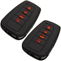 Silicone Remote Key Fob Cover for Toyota Camry 2018-2024 XLE XSE LE SE Corolla by Zorratin