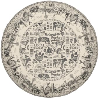 Farmhouse Cow Spare Tire Cover 14 Inch Vintage Chicken Wheel Tire Cover - Image 2