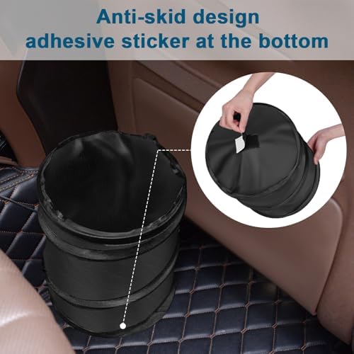 Car Trash Can, 4 Gallons Garbage Can, Collapsible Pop-Up Trash Bin - Image 5