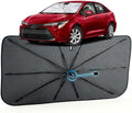Windshield Sun Shade Umbrella for Toyota Corolla 2020-2026, 1:1 Fit Sunshade by MakeLifeBetter