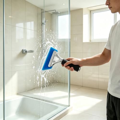 Rubber Squeegee Car Window Squeegee Shower Squeegee Ice Scraper Rubber Water - Image 2