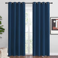 NICETOWN Moroccan Blue Blackout Curtains 86" Long, 2 Pieces by NICETOWN
