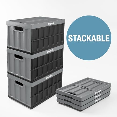 CleverMade Collapsible Storage Bin - 46L - Ocean - Image 5