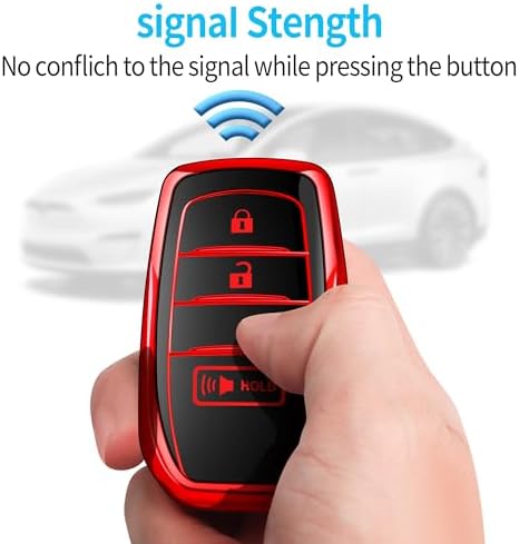 Tukellen for Toyota Key Fob Cover TPU Soft Protective Case for 2022-2026 - Image 5