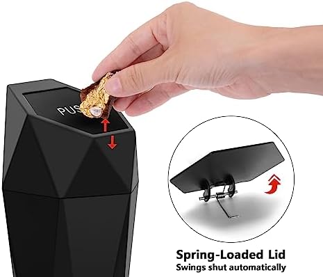Ginsco Car Trash Can Cup Holder, Mini Car Trash Can - Image 6
